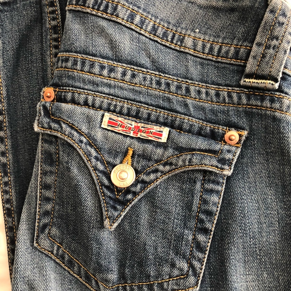 Hudson low rise stretch jeans